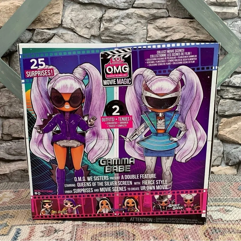 Gamma Babe LOL Surprise OMG Movie Magic Fashion Doll Outfits Set Accessories NIB